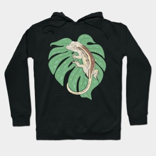 Gargoyle Gecko & Monstera Hoodie